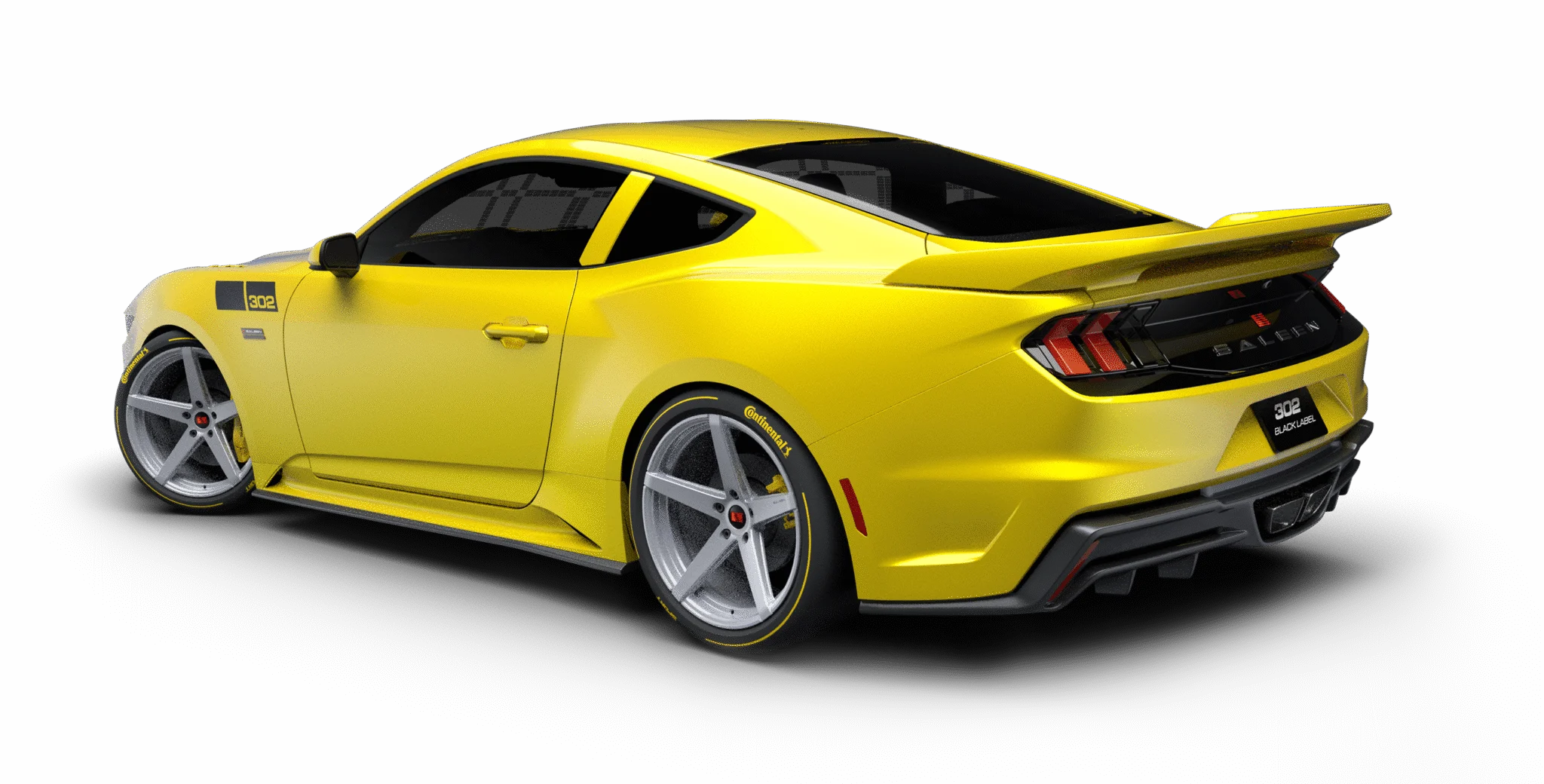 Saleen 302 Black Label, three-quarter rear view