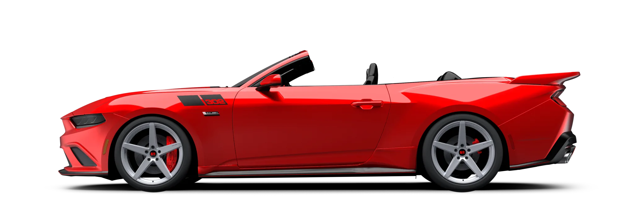 Saleen 302 White Label convertible, side view