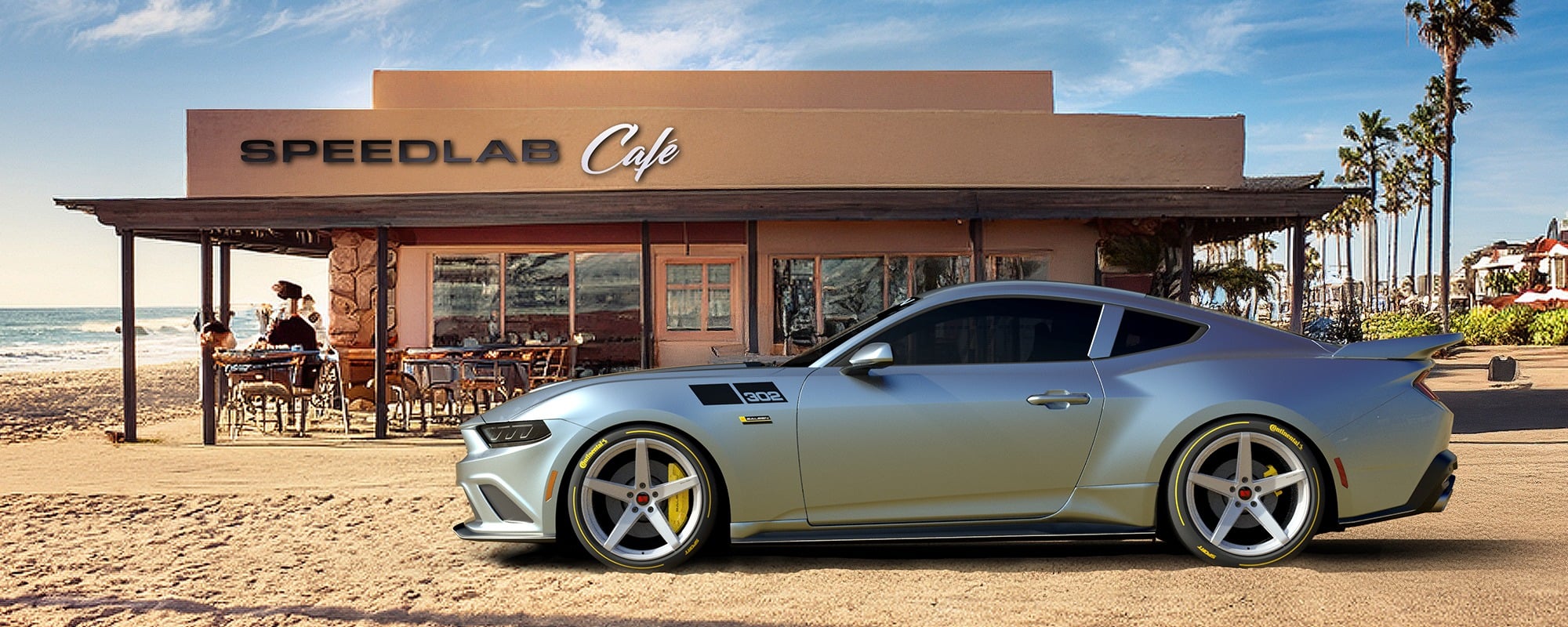Saleen 302 White Label, side profile