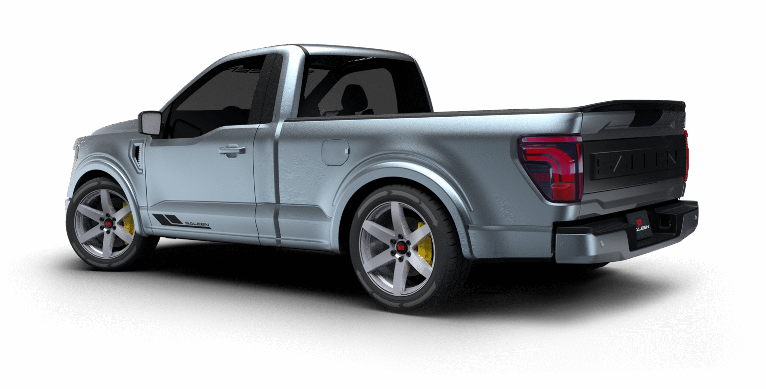 Saleen Sportruck White Label, three-quarter rear view