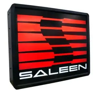 Saleen Illuminated Sign 2 Sided