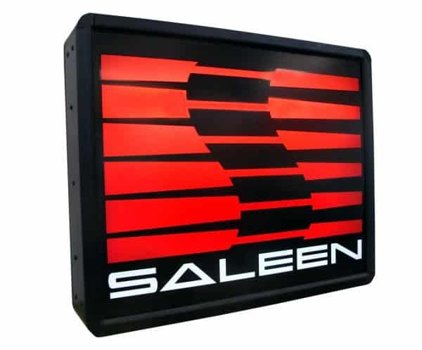Saleen Illuminated Sign 2 Sided