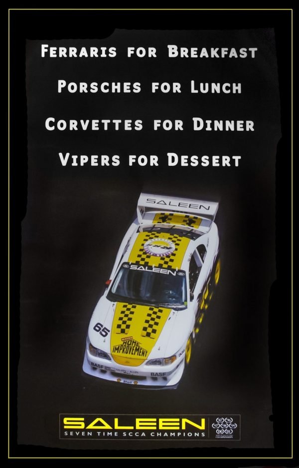 Saleen “Championship Heritage”- Framed Poster