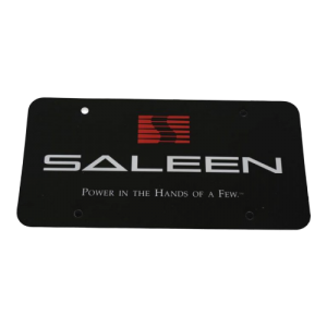 Saleen License Plate Insert