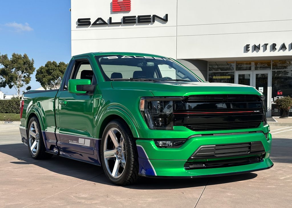 2023: SALEEN DEBUTS BLACK LABEL SPORTRUCK AT SEMA